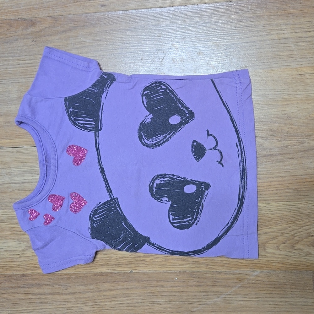 California Talk Girls Purple Panda Top, size 3T